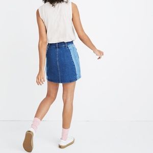 Madewell Stretch Denim Mini Skirt - 26